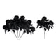 thumbnail image 3 of 5 Uds. De Tallos Florales De Halloween, Decoración De Oto?o DIY, Decoración De Granja, Ramo De Oto?o, Rosa Negra, 3 of 5