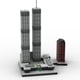 thumbnail image 4 of Bloques de Construcción BICRKTOMXY Modelo del World Trade Center – 982 piezas, 4 of 7
