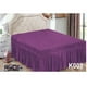 thumbnail image 1 of Faldon para cama 2 plazas Color Violeta, 1 of 1