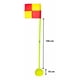 thumbnail image 2 of Pack 4 Banderines Corner Enroscable Con Base 1.50 Mtrs, 2 of 2