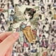 thumbnail image 3 of 54pcs Ink Painting Girl Album Stickers - DIY Scrapbooking for Arts & Crafts Projects!, 3 of 3