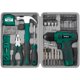 thumbnail image 1 of Taladro inalámbrico Hi-Spec 8V y kit de herramientas verde, 1 of 7