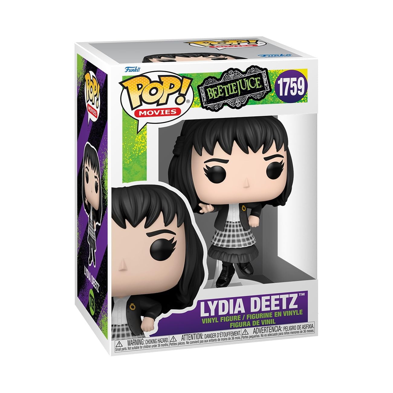 Figura De Vinilo Funko Pop Movies Beetlejuice Lydia Deetz, 9,5 Cm