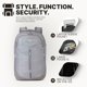 thumbnail image 3 of Mochila High Sierra Swerve Pro Silver Heather, 3 of 9