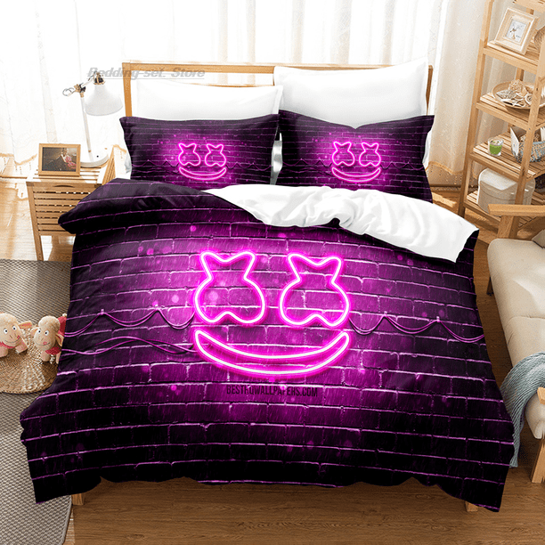 Marshmallow Bedding Set Bed Set Aldult Kid Bedroom Duvetcover Sets Candy Band Baida DJ