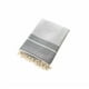 thumbnail image 1 of Mantel borla rectangular 142+10x220 gris, 1 of 3