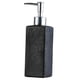 thumbnail image 2 of Dispensador de loción de jabón, botella con bomba, Gel de ducha de lujo, botella de champú vacía para cocina, accesorios de baño, encimera de baño, re , Estampado Estampado negro punteado, 2 of 5