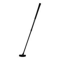 Magideal - Putter De Golf Retráctil, Mini Putter De Golf, Herramienta De Práctica De Putting, Putter De Golf De Dos Formas, Palo De Golf Ajustable Para Césped De Negro
