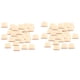 thumbnail image 3 of 100x Rebanadas De Madera Cuadradas Naturales, Virutas Cuadradas De Troncos, Suministros Para Manualidades De Madera DIY, 3 of 5