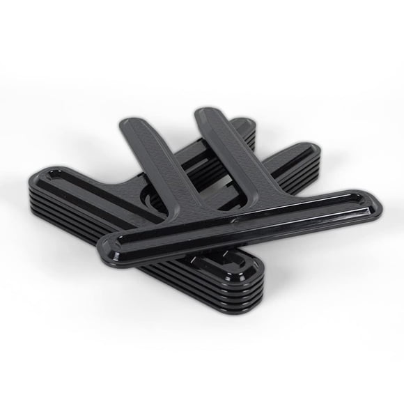 Calzos apilables para caja fuerte para armas, paquete de 6, negros