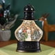 thumbnail image 4 of Bolas de nieve navideñas con forma de farol, bola de nieve cilíndrica con purpurina, bolas de nieve navideñas de bronce, linterna con decoración de muñeco de nieve y árbol de Navidad., 4 of 5
