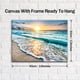 thumbnail image 1 of 1pc Wooden Framed Canvas Painting, Sunset And Sea, Canvas Posters, Art For Home Decoration, Pattern Wall Art Decor, For Living Room, Bedroom, Kitchen, Restaurant, Bar Wall Decor, Waterproof Painting,, 1 of 2