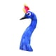 thumbnail image 4 of Cabeza De Pavo Real Estatua Ornamento Estatuilla Escultura Para Gabinete Decoración Azul, 4 of 5