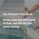 thumbnail image 5 of Pool Shock Liquid Chlorine Champion, listo para usar, 3.78 litros, 5 of 7
