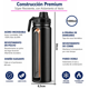 thumbnail image 3 of Termo Vaso Termico 1000 ml Acero Inoxidable Antiderrame, 3 of 6