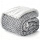 thumbnail image 1 of Manta polar Sherpa Gracelife, 150 x 200 cm, gris claro, 1 of 9