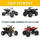 thumbnail image 2 of ATV Grips APPYU 78 de goma blanda para Polaris 4 Wheeler (rojo), 2 of 7