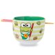 thumbnail image 1 of Tazón de Ramen Silver Buffalo Keroppi 590 ml con Palillos, 1 of 6