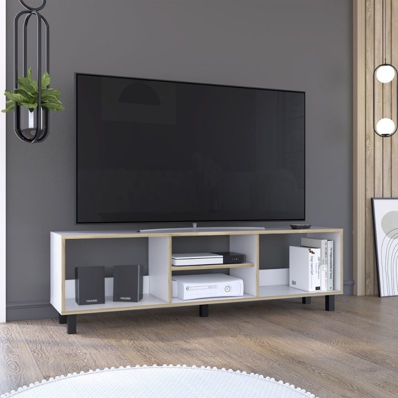 Tuhome - Rack Nomik Para Tv Blanco - Duna
