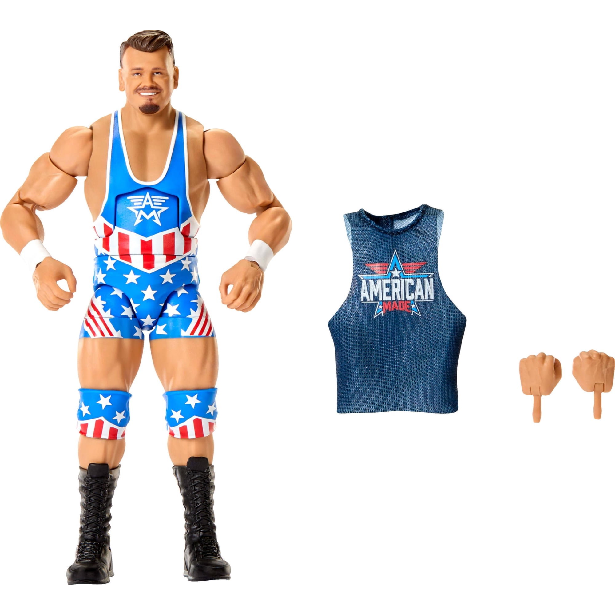 Figura De Acción Wwe Elite Brutus Creed 6" Con 25 Articulaciones