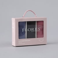 Pack 3X Pantaleta Algodon Rib Flores Mujer 25577-2