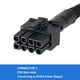 thumbnail image 2 of Cable PCIE YSIUENG de 65 cm macho a macho de 8 pines a 6+2 pines negro, 2 of 7