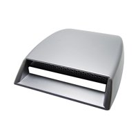 Ioensy - Generic Car Hood Air Flow Intake Scoop Accesorio Universal Cubierta Del Capó Del Motor Plata