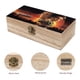 thumbnail image 3 of Leyendas del Karate Kid Caja Organizadora de Madera Rústica - Caja Decorativa Multifuncional para Escritorio, Hogar, Oficina, Joyas y Manualidades, 3 of 6