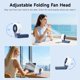 thumbnail image 5 of Ventilador de mano HandFan 4000 mAh con niebla, plegable, azul, 5 of 9