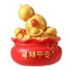 thumbnail image 1 of Estatuilla De Bolsa De Dinero, Adorno De Escritorio De Resina Para Año Nuevo, Sala De Estar, Estantería, Calabaza, 1 of 3
