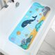 thumbnail image 4 of 1pc Cartoon Undersea World Bathtub Mat, Large Non-Slip Bath & Shower Mat, Dolphin Print, Anti-Slip Mat With Suction, 40*16inch, 4 of 4