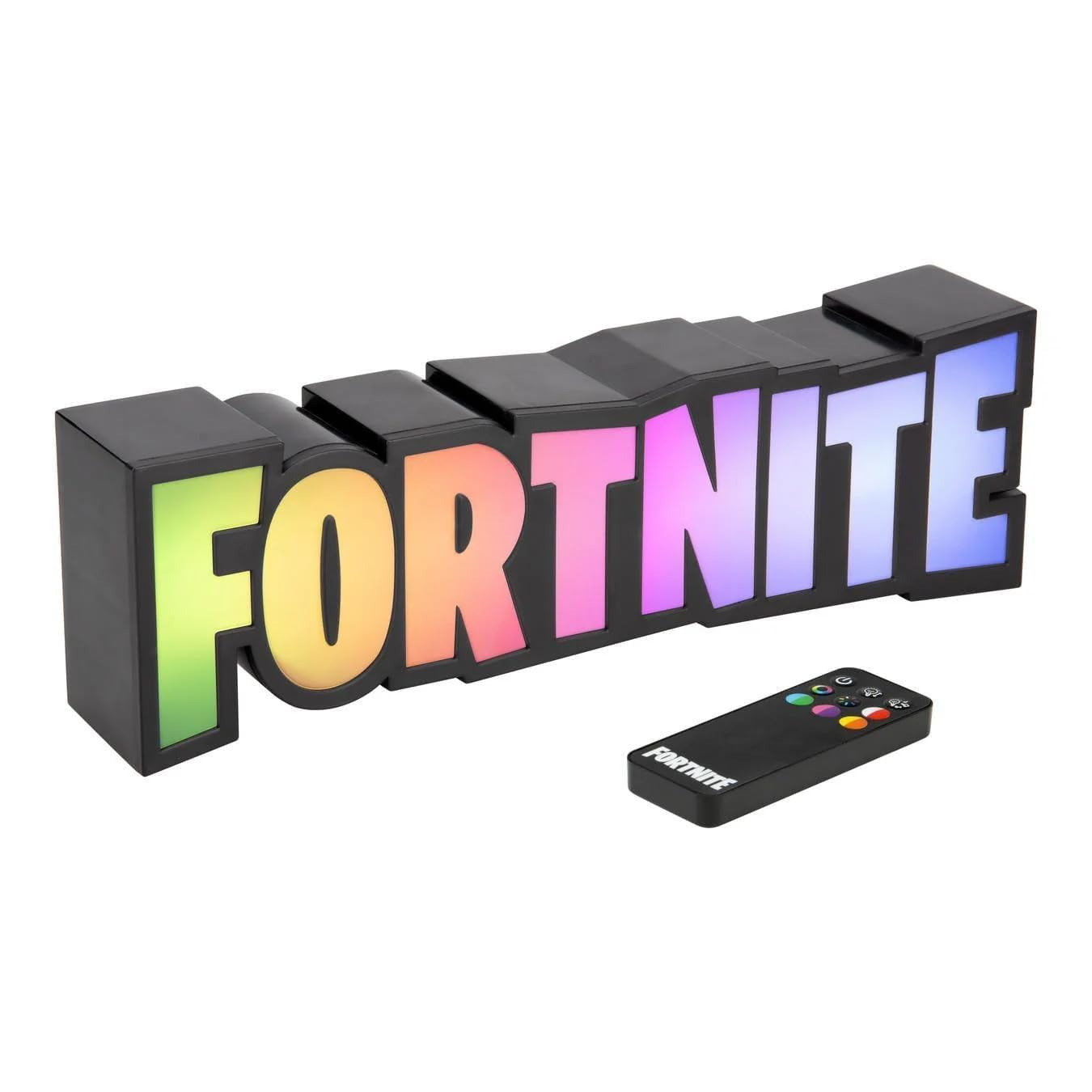 Lámpara Para Juegos Paladone Fortnite Rgb Que Cambia De Color Con Control Remoto