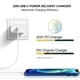 thumbnail image 2 of Cargador de pared de carga rápida USB C de 20 W, paquete de 3 para iPhone, 2 of 7
