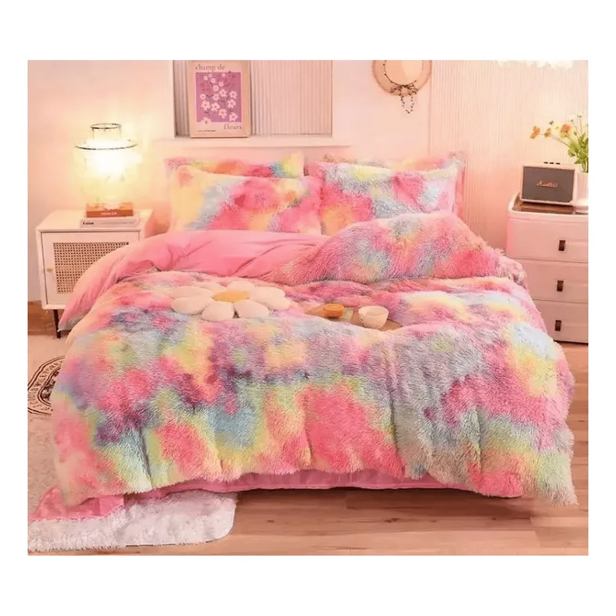 Genérico - Cobertor Polar Chiporro Peludo 1/2 Plaza Y Media M02