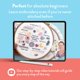 thumbnail image 4 of Kit de bordado Clever Poppy para principiantes con aro y hilo, 4 of 8