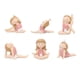 thumbnail image 1 of 6x Bunny Girl Yoga Pose Estatuilla Meditación Regalos Para Estantería Estantería, 1 of 3