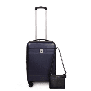 Nautica - Pack Maleta Cabina S (10 Kg) Bora Azul + Bandolera Leeway Negro