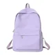 thumbnail image 1 of Fashion Zipper Solid Color Waterproof Backpack Students Casual Large Capacity Schoolbag Girl School Books Stationery Bags, 1 of 3