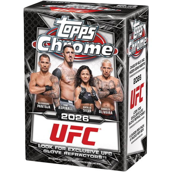 2026 Topps Chrome UFC - Caja de Valor Sellada de Fábrica