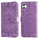 thumbnail image 4 of Funda tipo cartera FOXDOCK para Samsung Galaxy A06 5G , diseño girasol en relieve, cuero PU, cierre magnético, soporte y tarjetero, 4 of 5