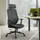 thumbnail image 2 of Silla Oficina One con cabecero Negro, 2 of 8