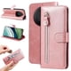 thumbnail image 4 of Funda con Cremallera para Huawei Mate 60 , Carcasa Cartera de Cuero PU con Soporte y Tarjetero, 4 of 6