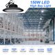 thumbnail image 2 of Lámpara LED de gran altura Hugtek, 150 W, 21000 lm, 5000 K, IP65, resistente al agua, 2 of 7