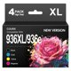 thumbnail image 1 of Cartuchos de tinta COLRIX 936 936XL 9125e para HP OfficeJet Pro, 1 of 8