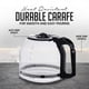 thumbnail image 3 of Cafetera de goteo OVENTE CM412B, 1,8 L, 12 tazas, con jarra de vidrio, 3 of 8