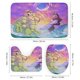 thumbnail image 3 of ¡Despierta, Carlo!-theme 4-Piece Shower Curtain Set with Rugs, Waterproof Bathroom Decor Set Includes Bath Mat, U-Shaped Rug, Toilet Lid Cover and Curtain with Hooks, 3 of 6