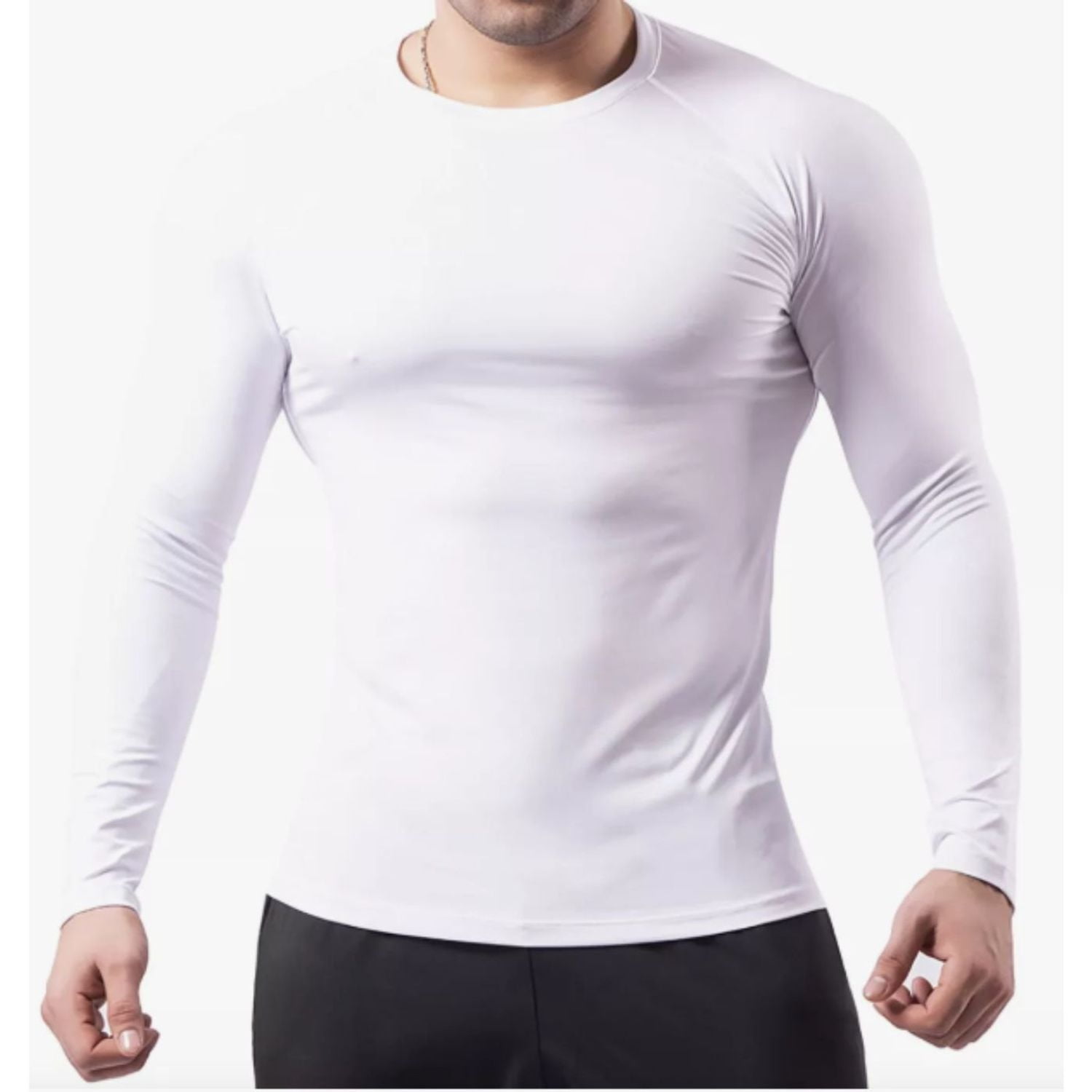Likeshop - Camiseta Hombre Manga Larga Cuello Polo Fibra Bambu 2739