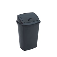 Basurero Vaiven 30L Negro 1 Un Innovaplast