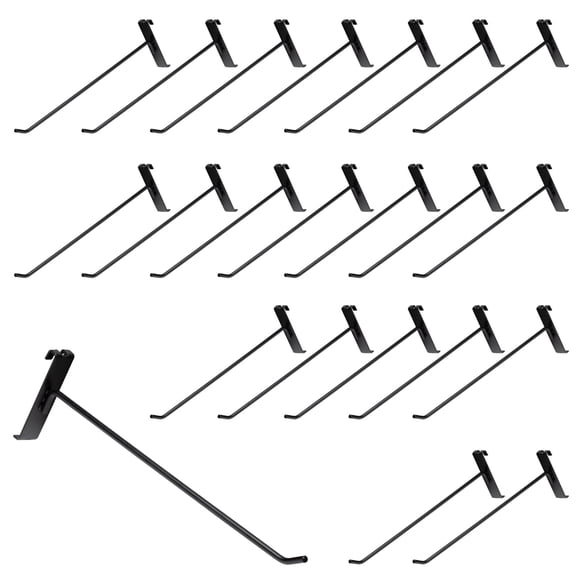 Ganchos para pared, Pybtool, 30 cm, para tiendas, hogares y espacios de trabajo, paquete de 40