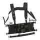 thumbnail image 3 of Chaleco De Caza Hombres Mujeres Correas Ajustables Para Juego Entrenamiento De Combate Disparos Negro CP, 3 of 5